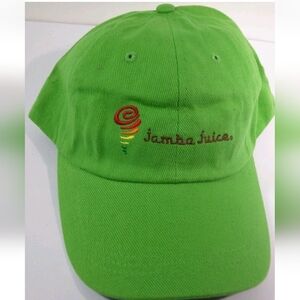 Green Jamba Juice Employee Uniform Costume Baseball Hat Cap NOS New Old Stock